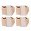 4Pcs Toe Straightener Double Hole Big Toe Separator Toe Stretcher Bunion Corrector for Overlapping