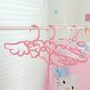 5-25PCS Heart Space Saving Pink Hangers,Durable Non-Slip Hangers for Clothes Dresses Shirts Pants ,Household Wardrobe Organizer