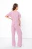Teen Girls’ Muslin Set – Lightweight Blouse with Patch Detail & Loose Pants Summer 6433-118 HC