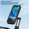 Bike Phone Mount Waterproof Cell Phone Holder for Bicycles Motorcycles 360 Degree Swivel Adjustable Bicycle Phone Holder Support