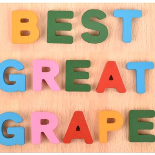 Стереоскопический набор с деревянным алфавитом Озтой, 1 комплект, Лучшая головоломка для малышей в Корее