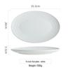 ZISIZ Овальная тарелка для рыбы в японском стиле