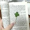 20-1 шт. Счастливые открытки с четырехлистным клевером Прозрачные открытки-желания Идеально подходят для закладок, украшений, праздничных подарков для лучшего друга