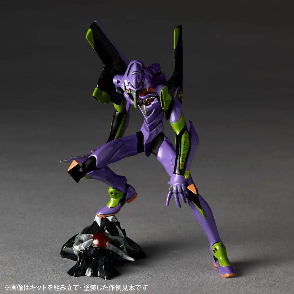 KAIYODO Artpla Sculpture Works Evangelion Initial Unit Second Unit Zero Unit Modified Interception 3rd New Tokyo City Non-Scale Unpainted Plastic