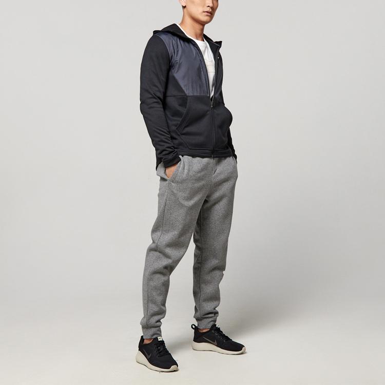 Nike Куртки Мужские Черные С Капюшоном Умеренные 926466-010