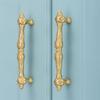 French Light Luxury Brass Handle Dresser Door Pulls European Fashion Cabinet Kitchen Knobs Modern Furniture Cupboard Hardwares