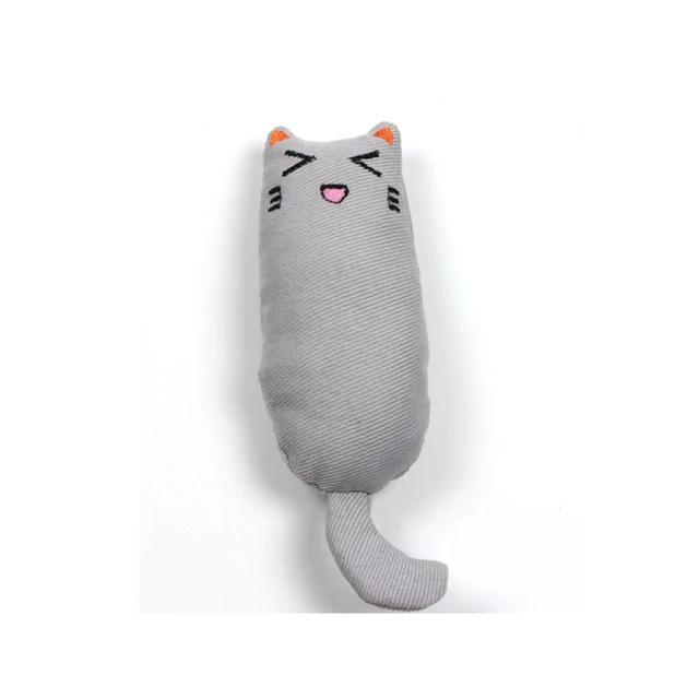New Rustle Sound Catnip Toy Cats Products for Pets Cute Cat Toys for Kitten Teeth Grinding Cat Plush Thumb Pillow Pet Accessorie