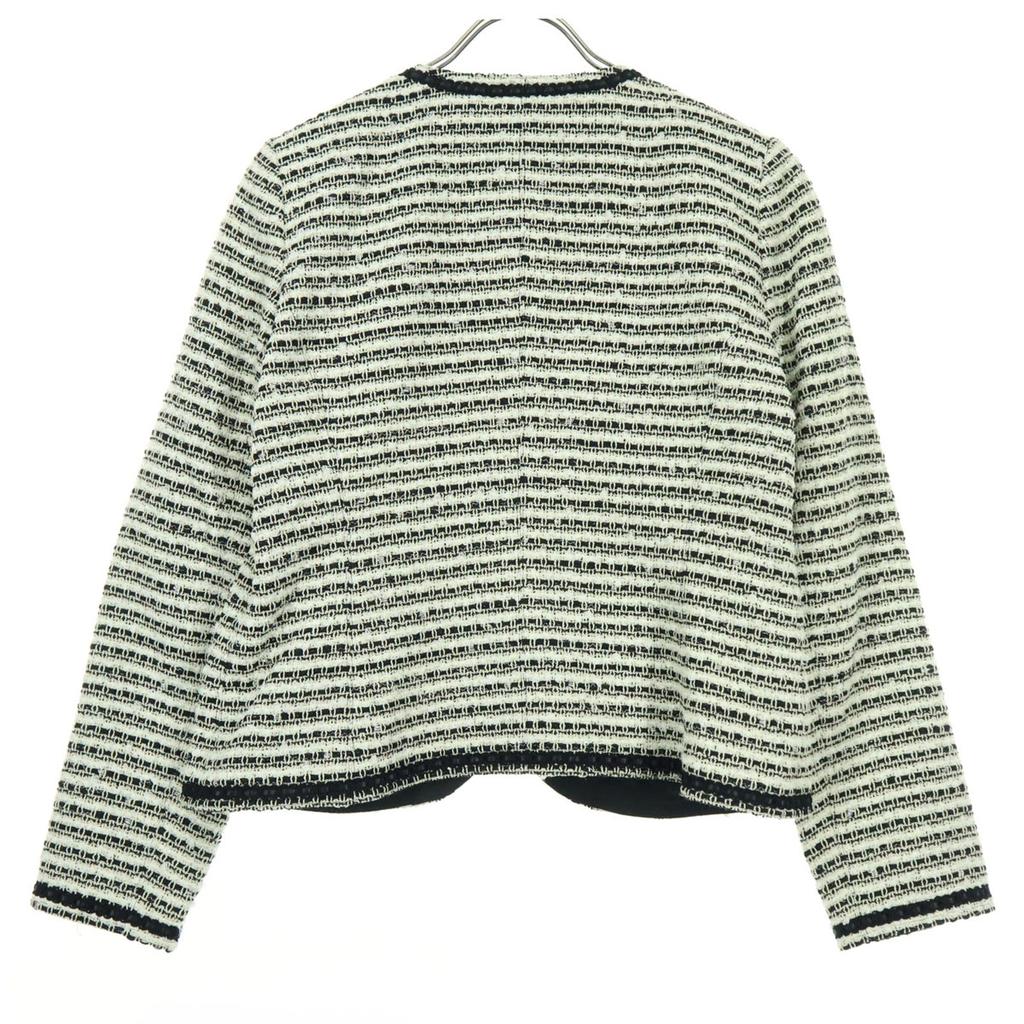 Leilian сделано в Японии Комбинезон с ручкой Длинный рукав Без цвета Твидовый жакет 9 Женский Б/У