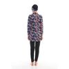 Gradient Floral Print Set Muslim Women Modest Seaside Swimwear Full Coverage Swimsuit Beachwear Burkini Swimsuit Set (Without Hijab)
