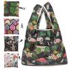 Новая многоразовая складная женская модная портативная сумка-тоут с цветочным принтом, сумки для покупок, сумка для хранения продуктов большой емкости Flamingo