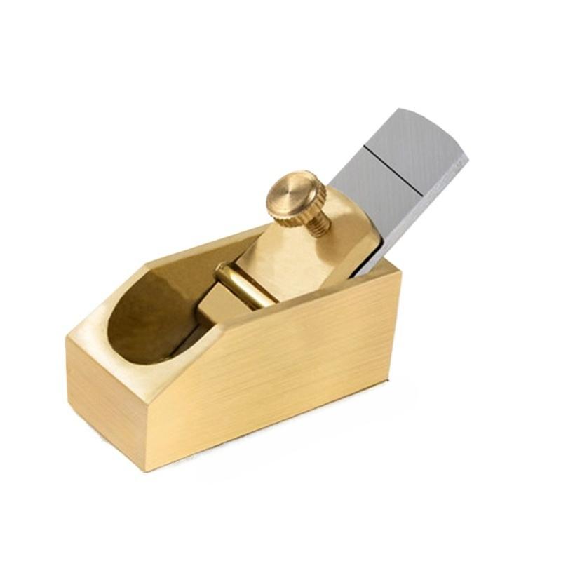 Small Brass Convex Bottom Cutter Portable Adjustable Hand Planer Luthier Violin Thumb Copper Carving Tools Wood Making Tools