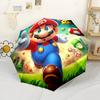 Mario's Adventure World Automatic Umbrella Compact 8-Rib Design Sturdy Construction Travel Essential Fashionable Perfect Gift for Women/Men
