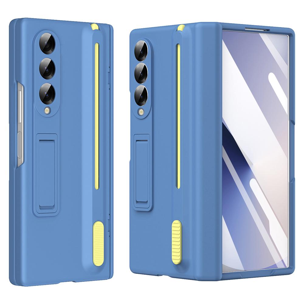 Чехол-подставка для телефона Samsung Galaxy Z Fold4 5G с защитным стеклом для экрана и стилусом