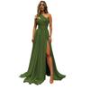 European and American new evening dresses, sexy fishtail hip-wrapped silk simple ball performance clothes, hosting dresses