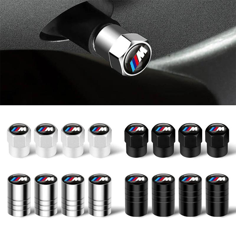 BLT1 4Pc/set Car Wheel Tire Valve Caps Air Stem For BMW E36 E39 E46 E60 E90 E90 F10 F30 G20 G21 G30 G11 F15 X5 Tyre Plug Accessories