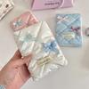Multifunction Bowknot Passport Cover Airplane Check-in Bow Passport Clip Business Card Case Wallet Storage Bag for Women Girl