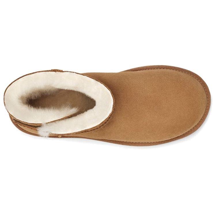 UGG Bailey Mini Vintage Classic Fleece Short Snow Boots Women Boots Chestnut 1123621-CHE