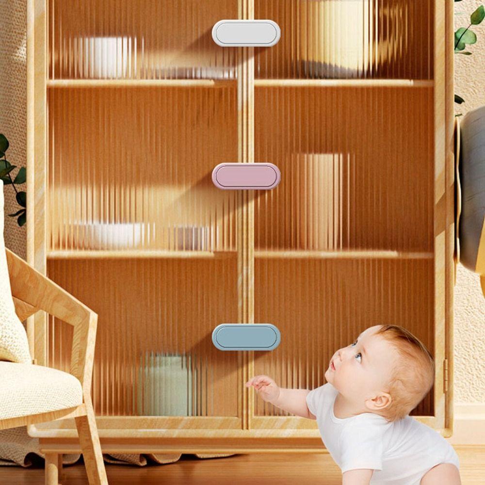 Защитная крышка шкафа для защиты дверей шкафа, закрывающая пряжка, новый замок для безопасности детей, холодильник