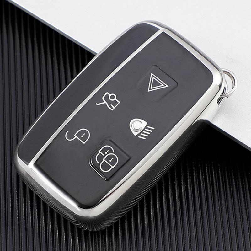 Умный мягкий чехол-оболочка из ТПУ для ключа Range Rover Sport Evoque Velar Discovery 4 Jaguar XE XJ XF Держатель-защитник