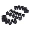12Pcs Wall Hanging Billiard Cue Holder Rod Clip Stick Holder  Billiard Cue Fishing Rod