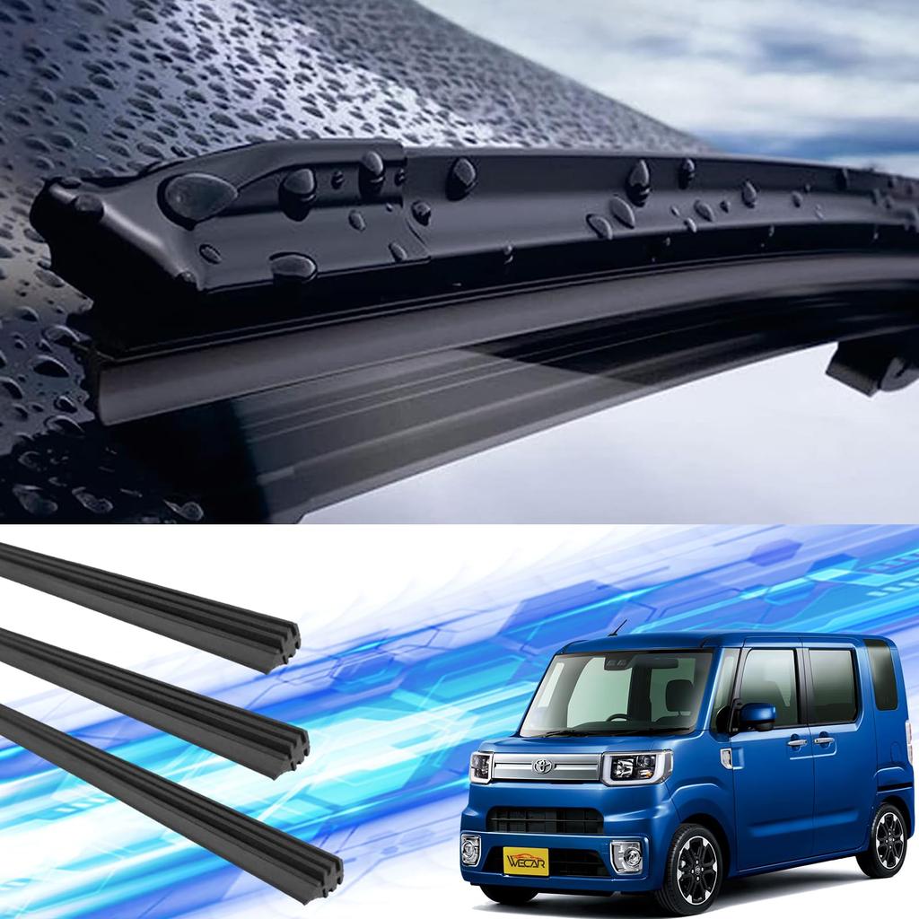 WAKE Pixis Mega Wiper Replacement Rubber Compatible Size Genuine Compatible