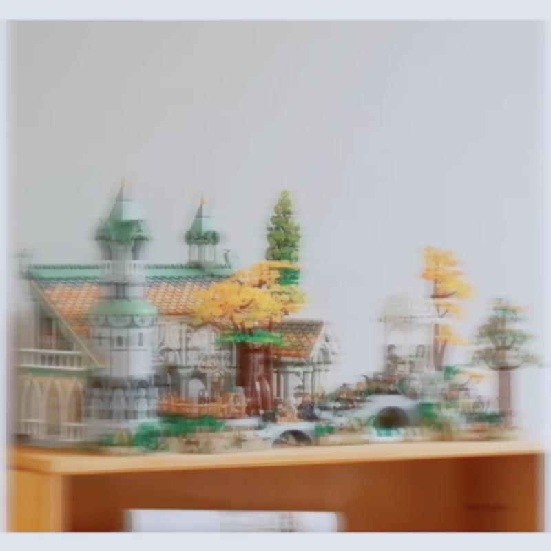 6167 деталей Замок Башня Долина Строительные Блоки DIY Кирпичики MOC-10316 Уличный Пейзаж Домашний Декор Украшение Игрушки Подарок на День Рождения Рождество