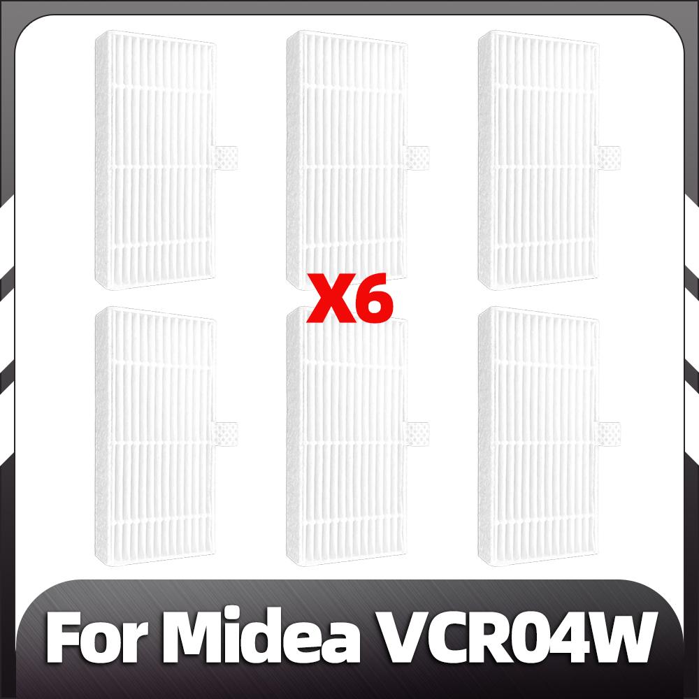Совместимость с Midea VCR04W Робот-пылесос Запасные части Боковая щетка Швабра Фильтр HEPA Запасные части Аксессуары
