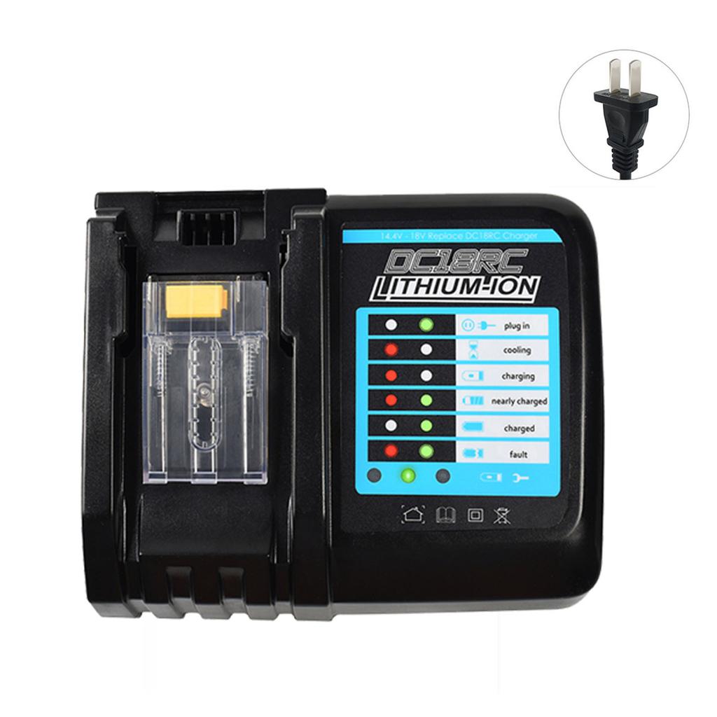 DC18RC Зарядное устройство для литий-ионных аккумуляторов 18 В 14,4 В BL1815 BL1860 BL1430 BL1450 BL1830 DC7100 DC711