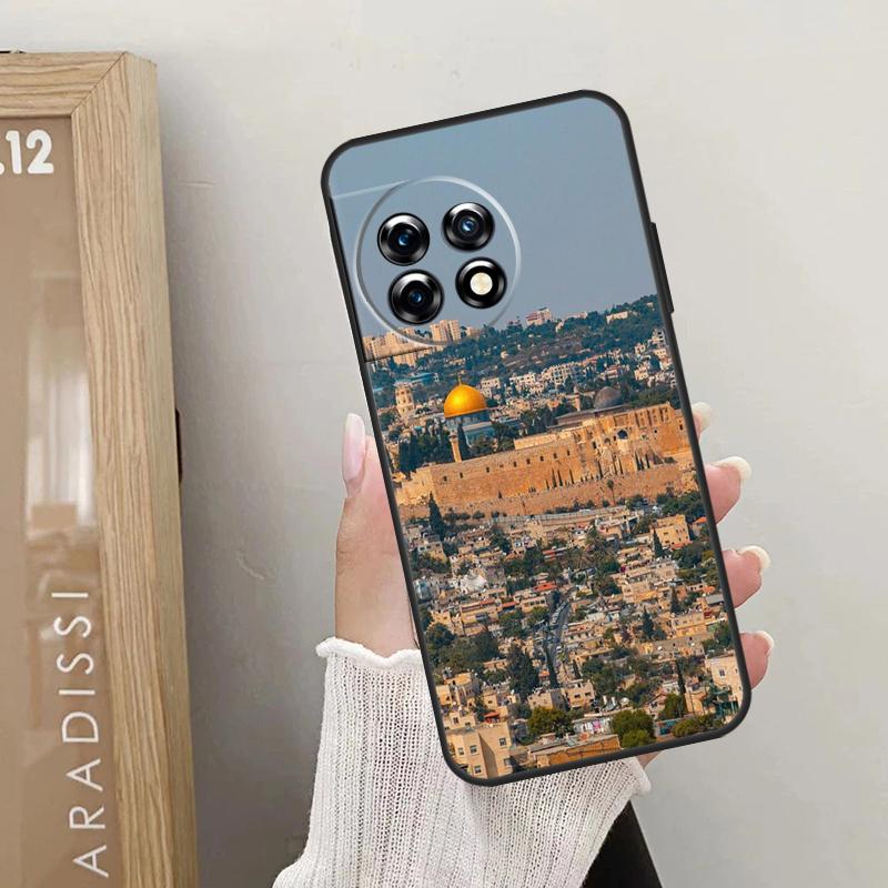 Чехол Иерусалим Купол Скалы Для OnePlus 10T 10R 12R 9R 8T 12 11 9 10 Pro Nord CE 2 3 Lite CE4 2T N10 N20 N30 Крышка