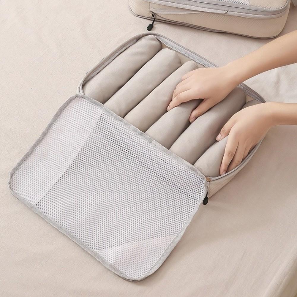 3pcs Extensible Travel Compression Bags Large Capacity Luggage Organizer Clothing Sorting