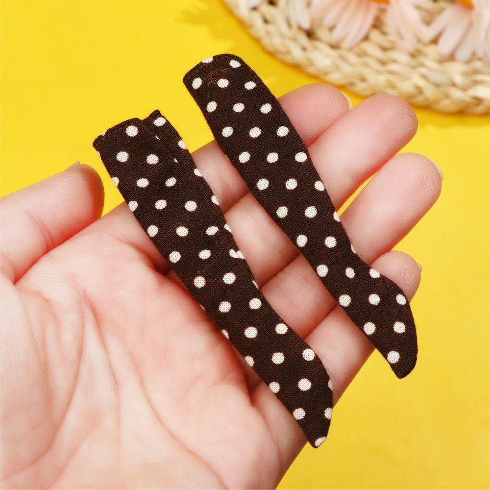 Украшения Игрушки 1/6 Кукольные Чулки Кукольные Носки в Горошек Рождественский Подарок Кукольная Одежда Аксессуары