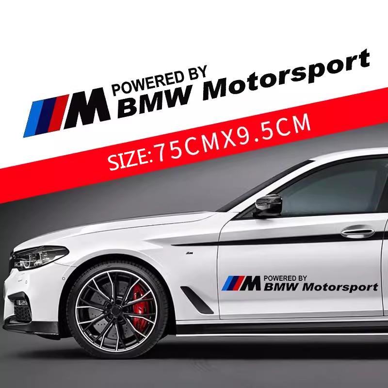 Exterior Car Stickers For BMW M Auto Waterproof Personalized Vinyl Decoration Sticker Auto Body Decal Novelty Car Accessories