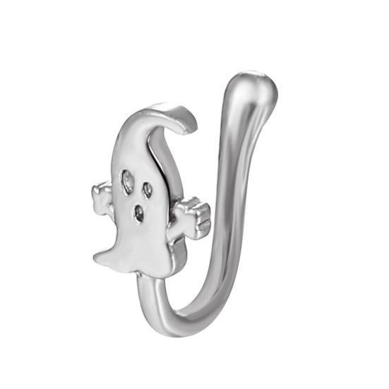 Стильное поддельное кольцо в носу, универсальная форма, женская U