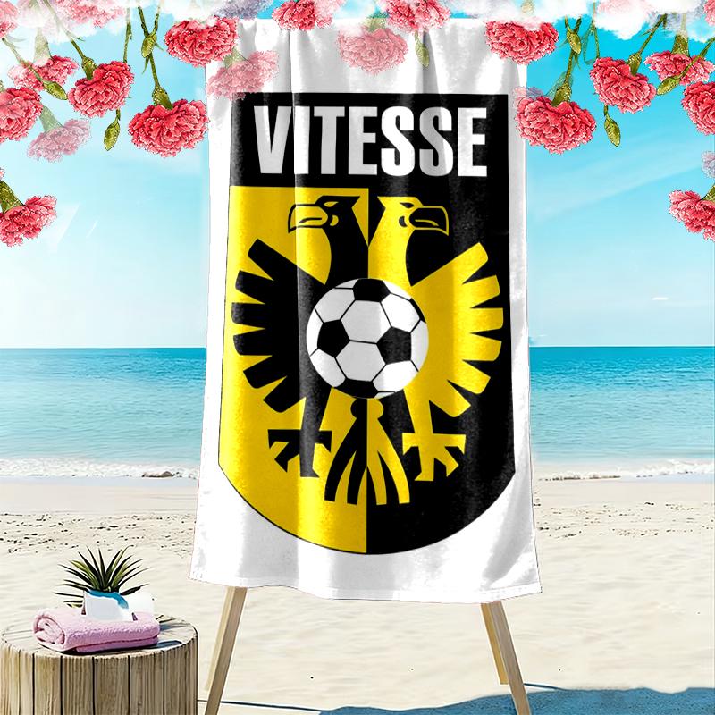 Sbv Vitesse Print Beach Towel, Large Soft Quick Dry Towel for Beach Camping Swimming