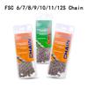 FSC 6/7/8/9/10/11/12 Speed Velocidade Bicycle Chain 116/126 Links Ultralight MTB Mountain Road Bike 6S 7S 8S 9S 10S 11S 12S