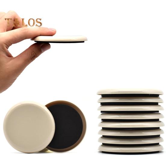 20 шт., мебельные ползунки, накладки для паркетных полов, ножки стула, защитные накладки на полы, многоразовые круглые скользящие накладки, сверхмощный бесшумный слайдер для перемещения мебели