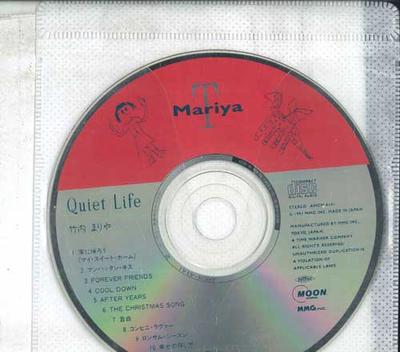 CD МАРИЯ ТАКЕУЧИ Quiet Life AMCM4141 MOON RECORDS 1992 Япония Оби Японский Поп-Рок Б/у