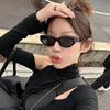 High-End Small Face Cat'S Eye Retro Sunglasses Men'S Trendy Personality Sunglasses Women'S Models