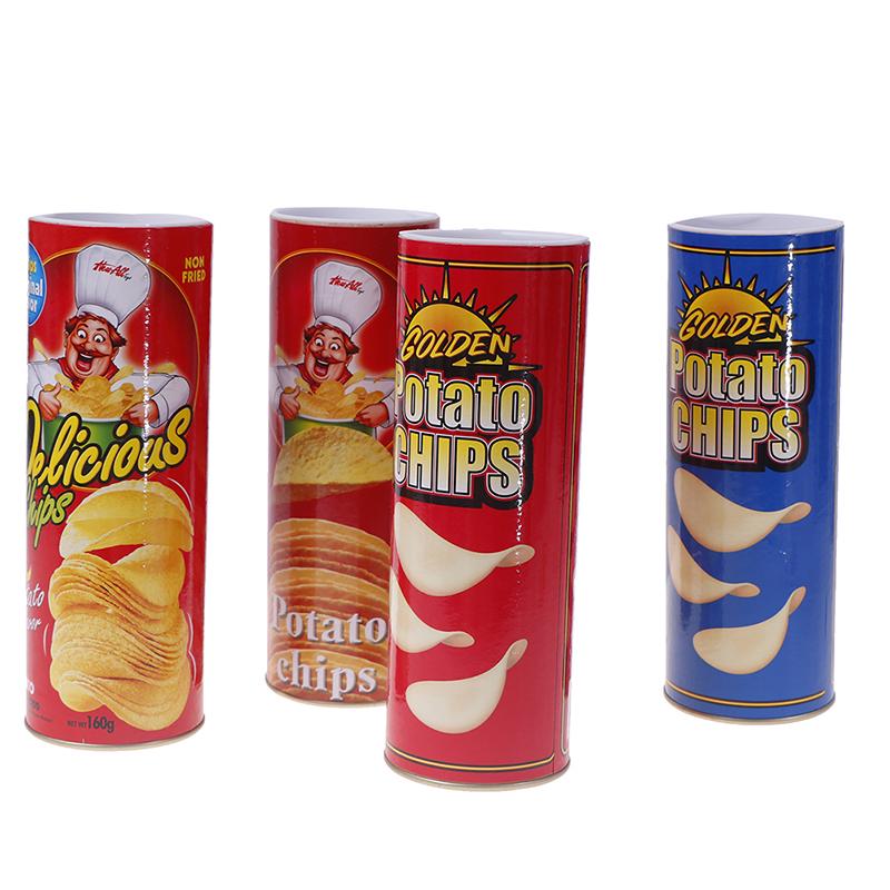 Банки с картофельными чипсами, искусственная змея, день дурака, забавная новинка, шутка, трюк, игрушки