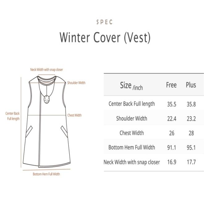 Konny Baby Carrier Winter Cover Warmer, Fleece Jacket (Beige, Free Size)