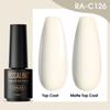 ROSALIND 7ML Rainbow Nail Gel Polish Set Art Gel Nail Polish Set For Manicure Soak Off UV LED