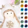 20pcs/10pairs 6mm-20mm Puppet Crystal Eyes Plastic Glitter Crystal Eyes  DIY Doll Accessories