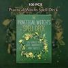 1 Box Practical Witch's Spell Deck Oracle Card Game 100PCS