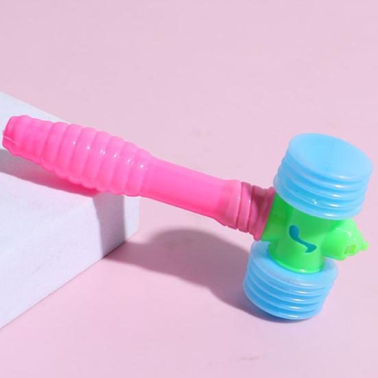 10 шт. детский игрушечный молоток BB, скрипучий молоток, пластиковый молоток для ударов, красочный образовательный молоток