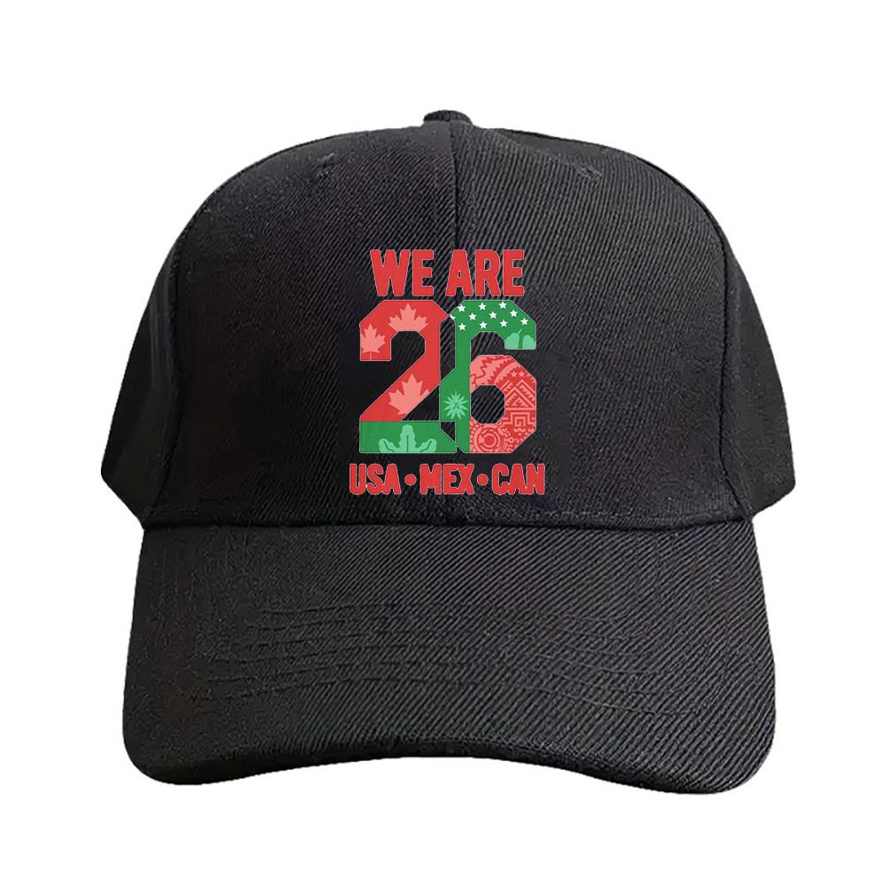 We Are USA MEX CAN Number Team Pride Baseball Cap Woman Man Adjustable Trucker Cap Adult with Curved Brim Casual Hat