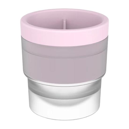 Силиконовая круглая форма для льда для коктейлей с виски, легкосъемная форма для кубиков льда с крышками, штабелируемые сферические льдогенераторы для напитков с бурбоном