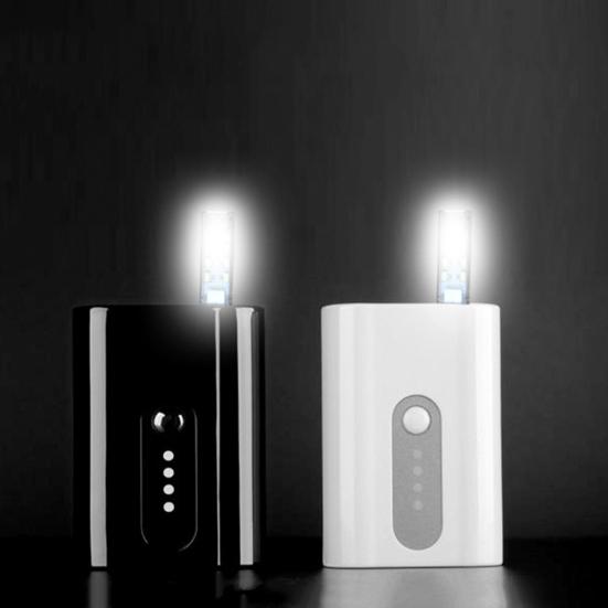 Портативная светодиодная лампа USB 5 В, двусторонняя книга для чтения в общежитии U-диск, мини-ночник