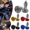 1Pair Universal Handle Plug Aluminum Alloy Metal Handlebars End  for Motorcycle Electric Bike