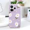 Элегантный чехол-ромашка для Samsung Galaxy A55 A35 A25 A15 5G A24 A23 A22 A32 A52 A52S A71 A72 A51 A05 4G Силиконовая крышка