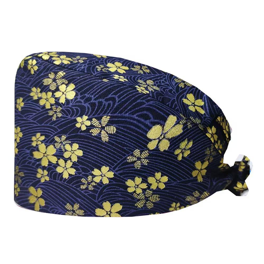 Cartoon Print Spa & Nurse Surgical Cap